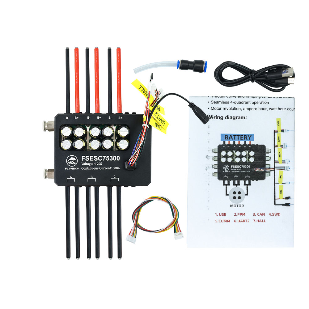 Flipsky fsesc 75300 84v alta c - Vesc 75300 High Current Esc avaliação e preço
