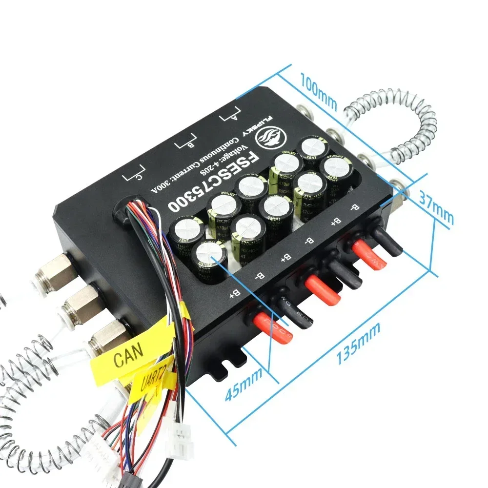 FlipSky FSESC 75300 84V Base E - Vesc 75300 High Current Esc avaliação e preço